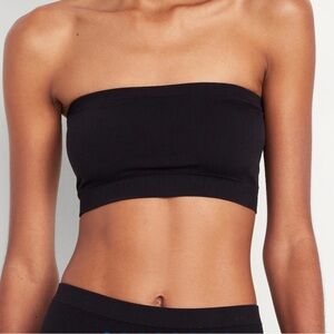 Ribbed seamless bandeau